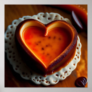 Valentines Day Heart Shining Bright Personalised P Poster