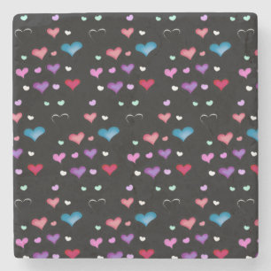 Valentine's Day heart  Stone Coaster