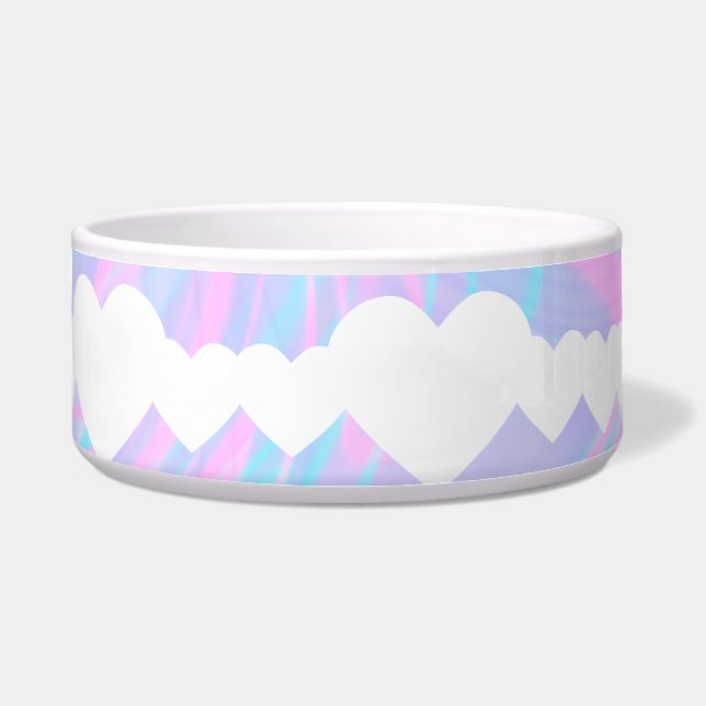 Valentines Day Hearts and Abstract Colourful Pink (Front)