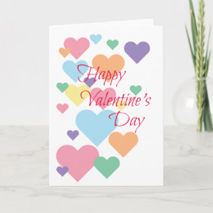 Valentine's Day Hearts Card