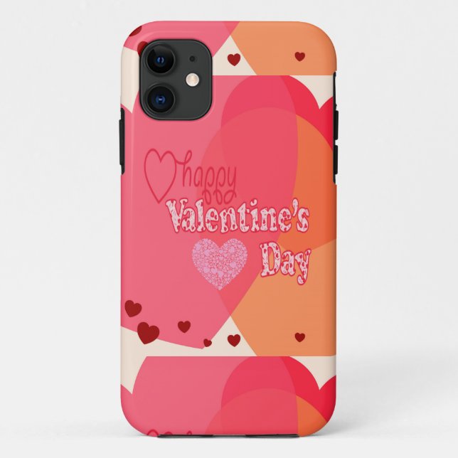 Valentines Day Hearts Case-Mate iPhone Case (Back)