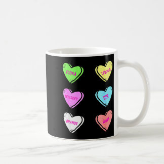 Valentines Day Hearts Drinking Liquor Lovers Anti  Coffee Mug