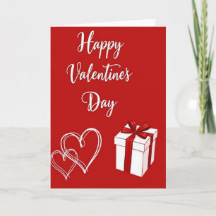 Valentines Day Hearts Gift Love Card