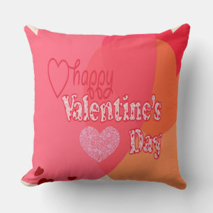 Valentine's Day Hearts Pillow