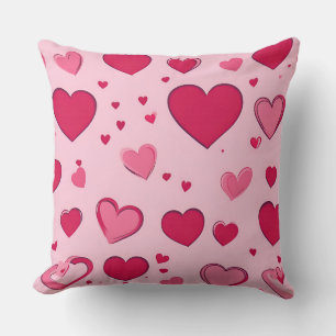 Valentines Day Hearts Pillow 01