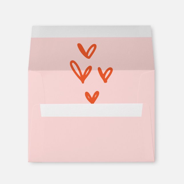 Valentine's Day Hearts Red and Pink Envelope (Creator Uploaded)