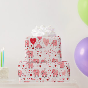 Valentine's day hearts Wrapping Paper