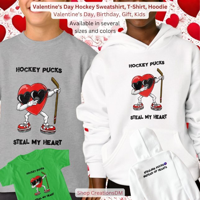 Valentine's Day Hockey Sweatshirt, T-Shirt, (Creator Uploaded)