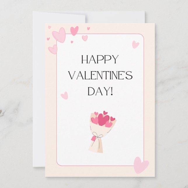 valentine's day, holiday cards (Front)