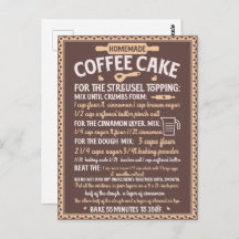 Valentine's Day Homemade Coffee Cake Recipe