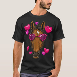 Valentines Day Horse Funny Horse Lover Gift T-Shirt