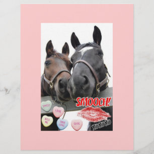 Valentine's Day Horses Flyer