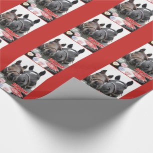 Valentine's Day Horses Wrapping Paper