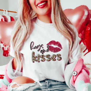 Valentines Day Hugs and Kisses T-Shirt
