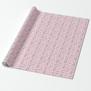 Valentine's Day: 'I Love You' Background. Wrapping Paper