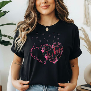 Valentine's Day "I Love You - Te Amo" Bi-lingual T-Shirt