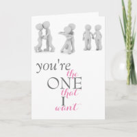 Valentine's Day Illustration Greeting Card