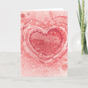 Valentine's Day Illustration Holiday Card