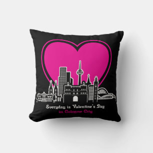 Valentine's Day in Cologne City Cushion