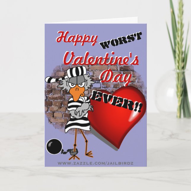 Valentine's Day Incarcerated Holiday Card (Front)