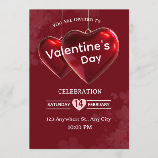 Valentine's Day Invitation Card