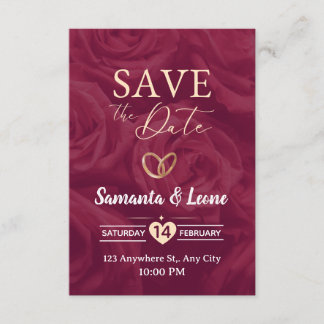 Valentine's Day Invitation Card