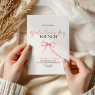 Valentine's Day Invitation, Galentines Day Brunch Invitation