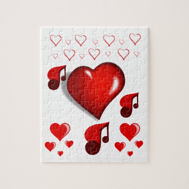 Valentine's Day Jigsaw Puzzle (Vertical)
