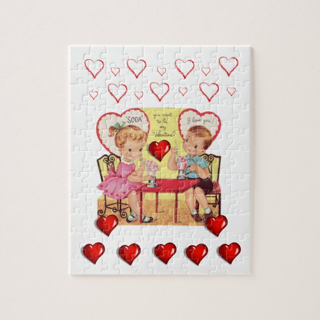 Valentine's Day Jigsaw Puzzle (Vertical)