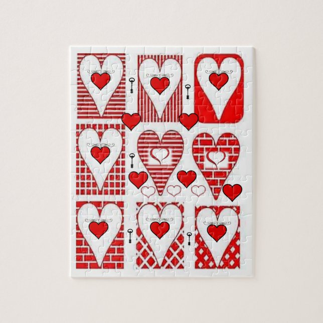 Valentine's Day Jigsaw Puzzle (Vertical)