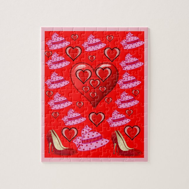 Valentine's Day Jigsaw Puzzle (Vertical)