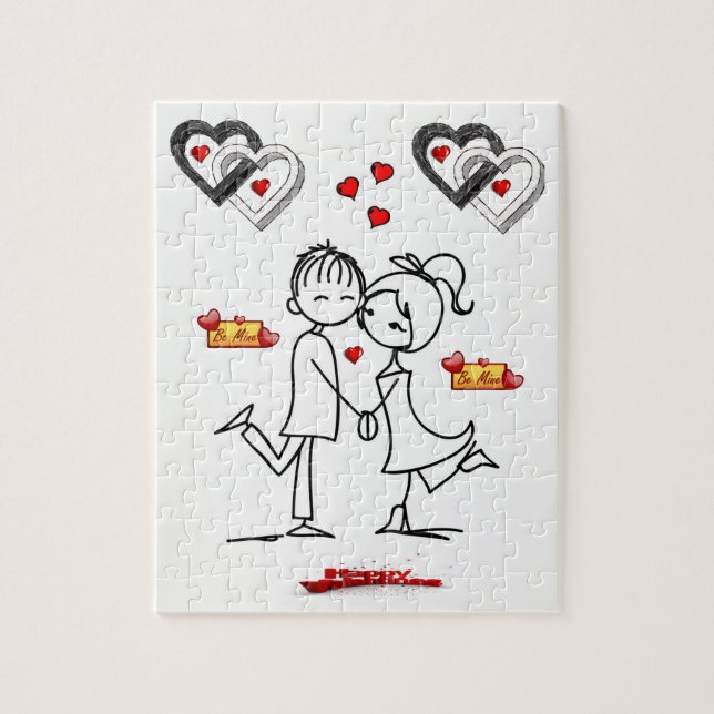 Valentine's Day Jigsaw Puzzle (Vertical)