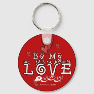 Valentine's Day Keychain (1a) - Personalise