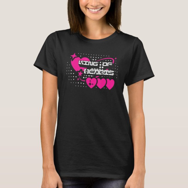 Valentines Day King Of Hearts 1 T-Shirt (Front)