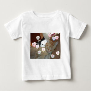 Valentine's Day Kittens Baby T-Shirt