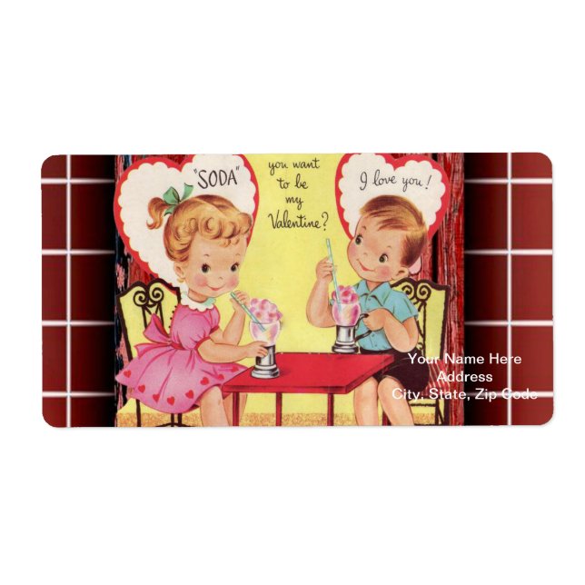 Valentine's Day Labels (Front)