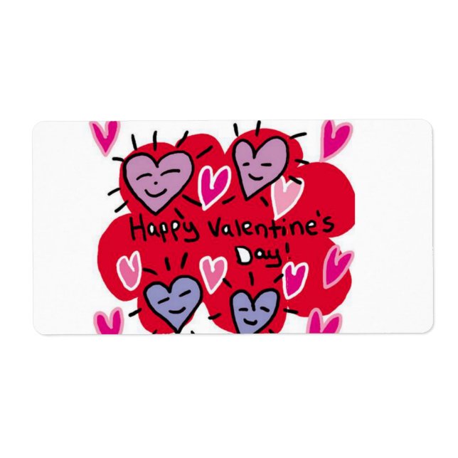 Valentine's Day Labels (Front)