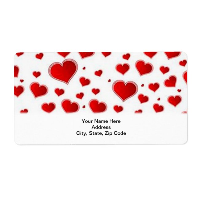 Valentine's Day Labels (Front)