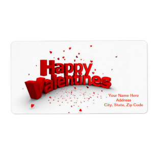 Valentine's Day Labels