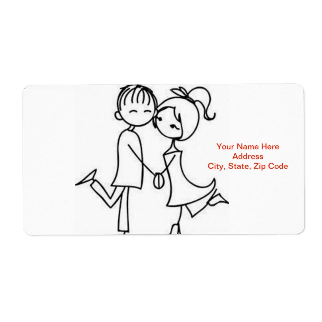 Valentine's Day Labels (Front)