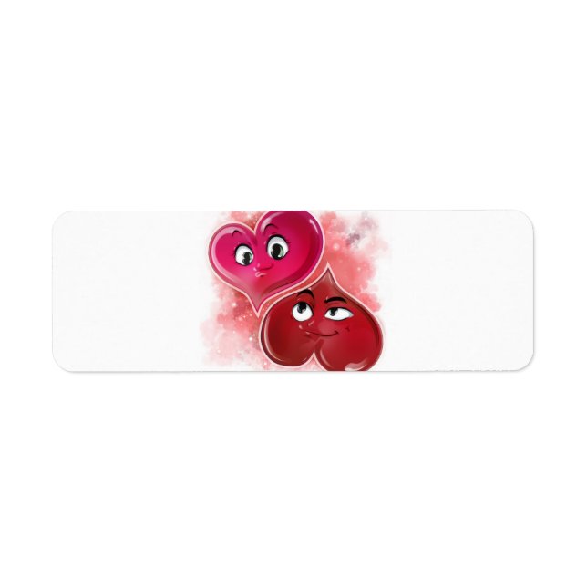 Valentine's day, labels, for sale ! return address label (Front)
