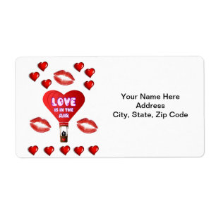 Valentine's Day Labels Vintage