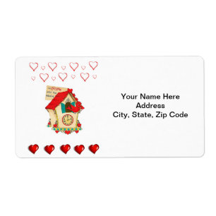 Valentine's Day Labels Vintage