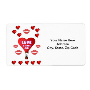 Valentine's Day Labels Vintage