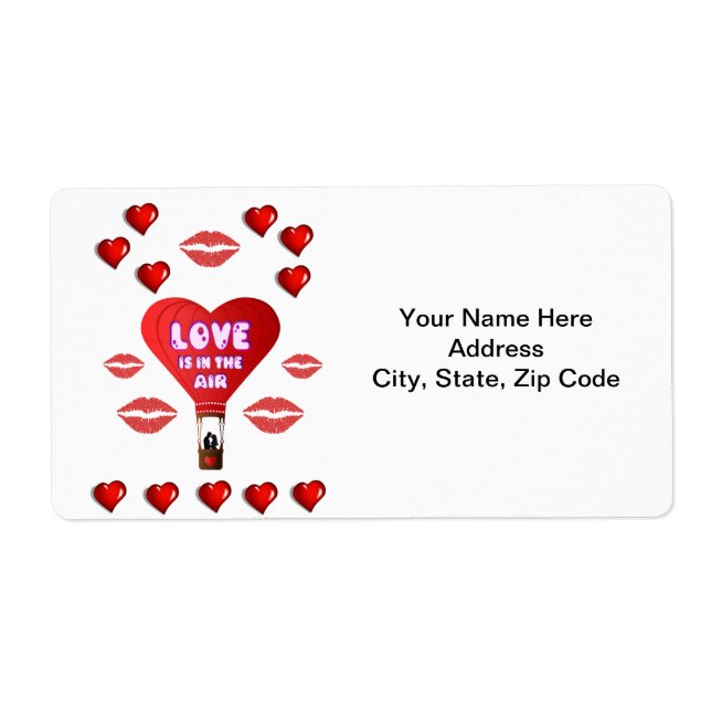 Valentine's Day Labels Vintage (Front)