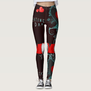 Valentine's Day Leggings Long