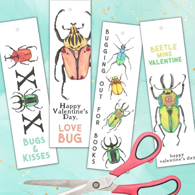 Valentine's Day Love Bug Bookmarks (Creator Uploaded)