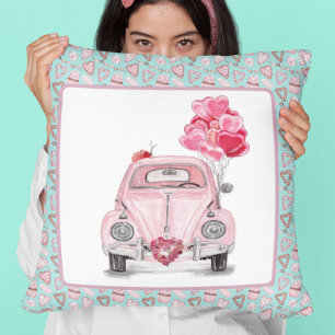 Valentine's Day Love Bug Cute Car Cushion