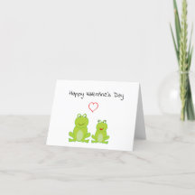 Valentine's Day Love Frogs Personalised