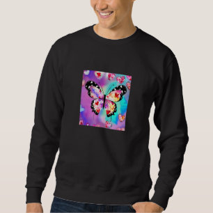 Valentine's Day Love Heart Butterfly Girlfriend Fi Sweatshirt